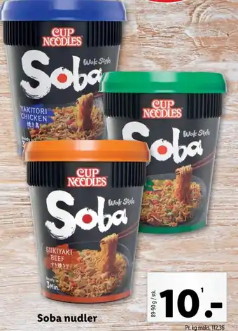 Lidl Soba nudler tilbud