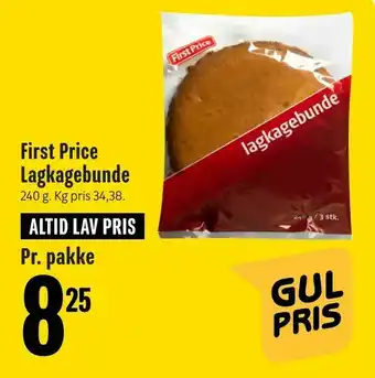 Min Købmand First Price Lagkagebunde tilbud