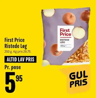Min Købmand First Price Ristede Løg tilbud