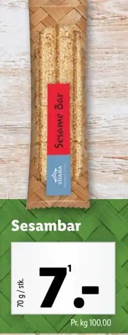 Lidl Sesambar tilbud