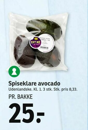 SPAR Spiseklare avocado tilbud
