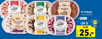 Lidl Is i bæger Flere varianter tilbud