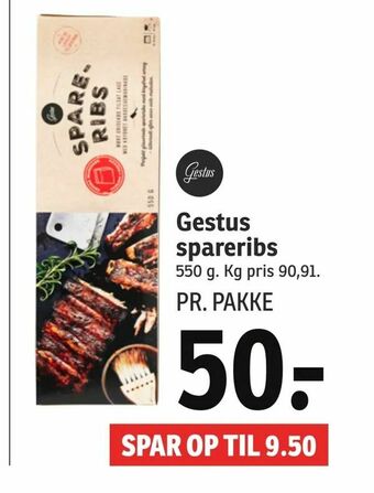 SPAR Gestus spareribs tilbud