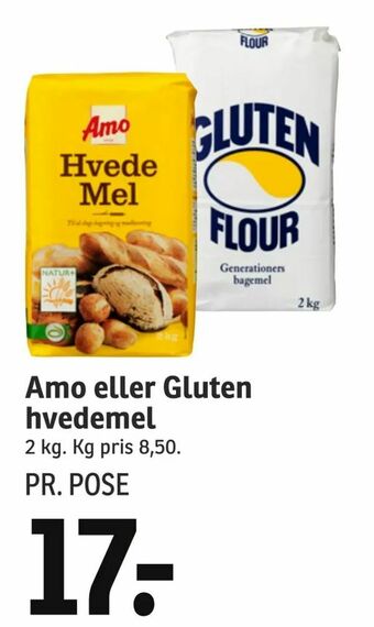 SPAR Amo eller Gluten hvedemel tilbud