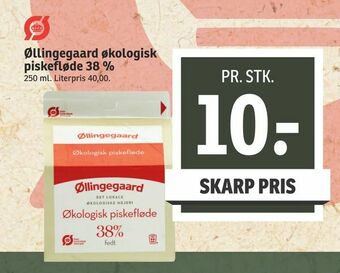 SPAR Øllingegaard økologisk piskefløde 38 % tilbud