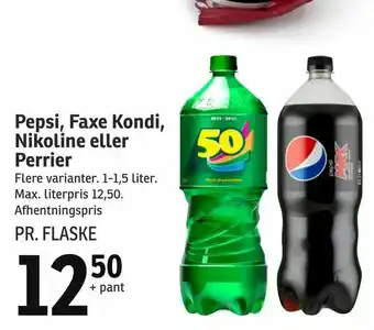 SPAR Pepsi, Faxe Kondi, Nikoline eller Perrier tilbud