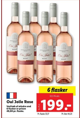 Lidl Oui Jolie Rose tilbud