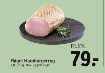 SPAR Røget Hamburgerryg tilbud
