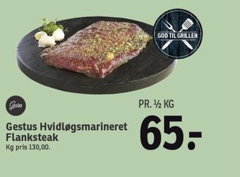 SPAR Gestus Hvidløgsmarineret Flanksteak tilbud