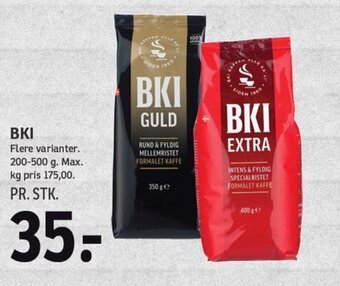 SPAR BKI tilbud