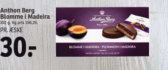 SPAR Anthon Berg Blomme i Madeira tilbud