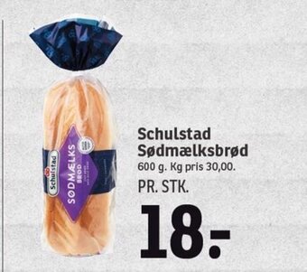 SPAR Schulstad Sødmælksbrød tilbud