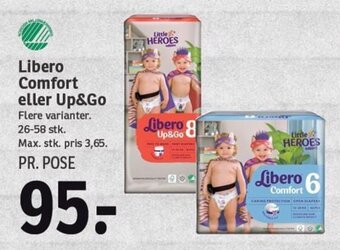 SPAR Libero Comfort eller Up&Go tilbud