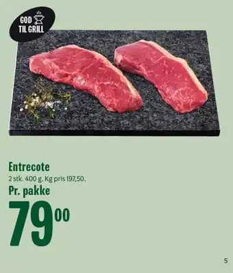 Min Købmand Entrecote tilbud
