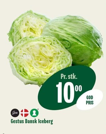 Min Købmand Gestus Dansk Iceberg tilbud