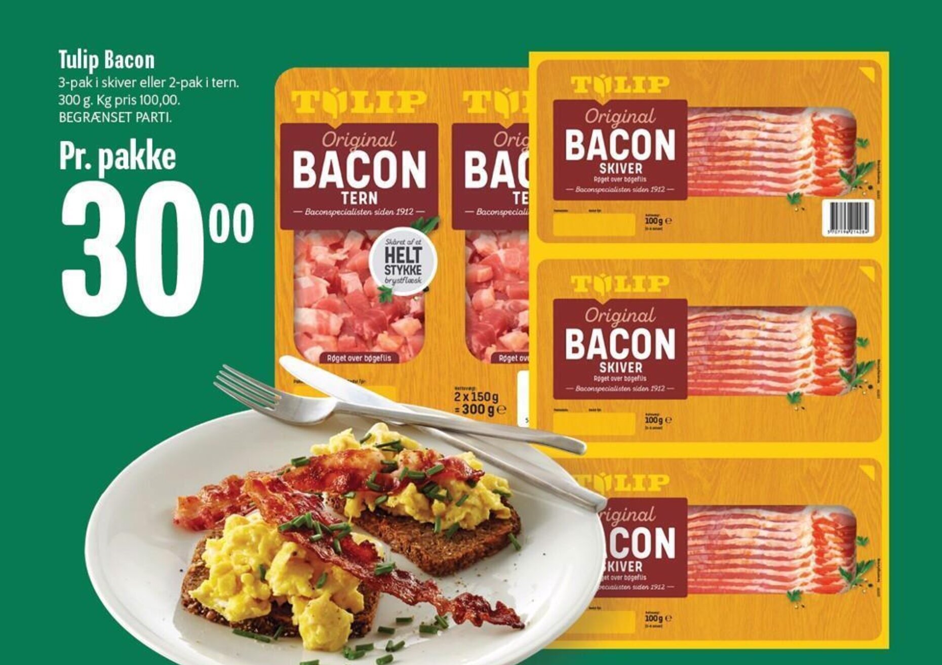 Tulip Bacon tilbud hos Min Købmand