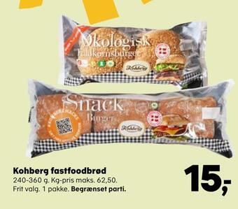 Kvickly Kohberg fastfoodbrød tilbud