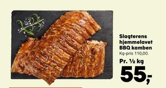 Kvickly Slagterens hjemmelavet bbq kamben tilbud