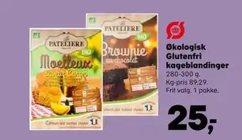 SuperBrugsen Økologisk glutenfri kageblandinger tilbud