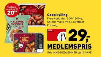 Kvickly Coop kylling tilbud