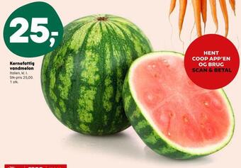 SuperBrugsen Kernefattig vandmelon tilbud
