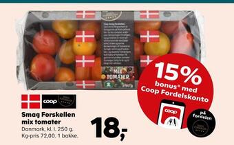 SuperBrugsen Smag forskellen mix tomater tilbud