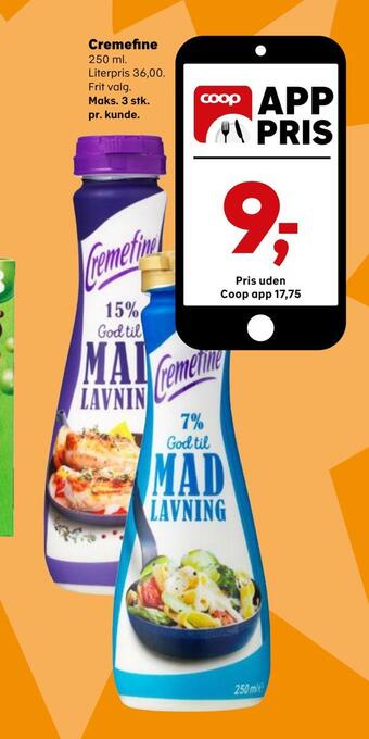 SuperBrugsen Cremefine tilbud