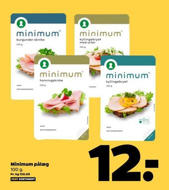 Netto Minimum pålæg tilbud