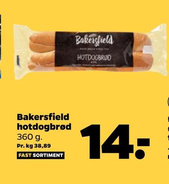Netto Bakersfield hotdogbrød tilbud