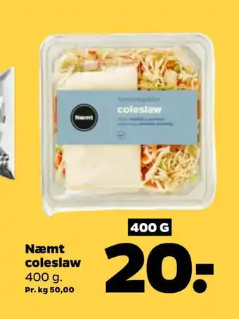 Netto Næmt coleslaw tilbud