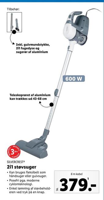 Lidl 2i1 støvsuger tilbud