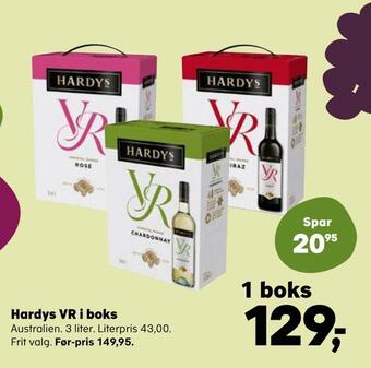 SuperBrugsen Hardys vr i boks tilbud