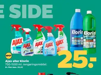 Netto Ajax eller klorin tilbud