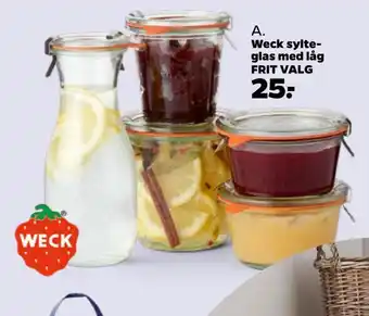 Netto Weck sylteglas med låg tilbud