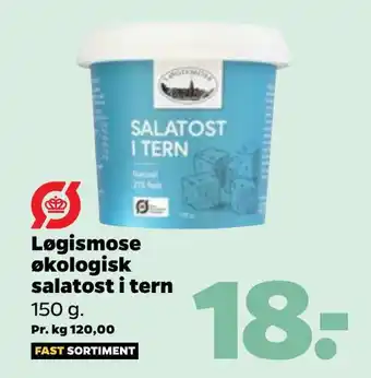 Løgismose økologisk salatost i tern