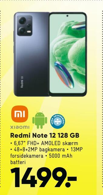 Bilka Redmi note 12 128 gb tilbud