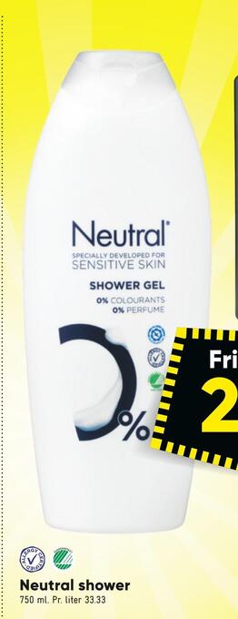 Bilka Neutral shower tilbud