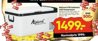 Bilka Alpicool k18 køleboks med kompressor tilbud