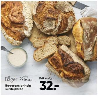 Bilka Bagerens princip surdejsbrød tilbud