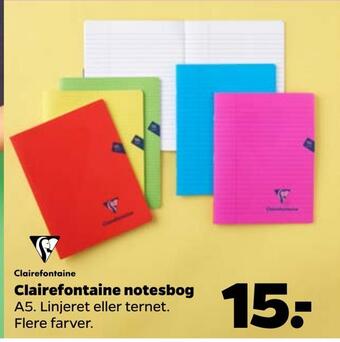 Netto Clairefontaine notesbog tilbud