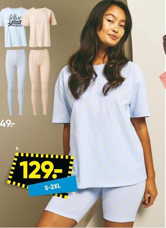 Bilka Pyjamas med shorts tilbud