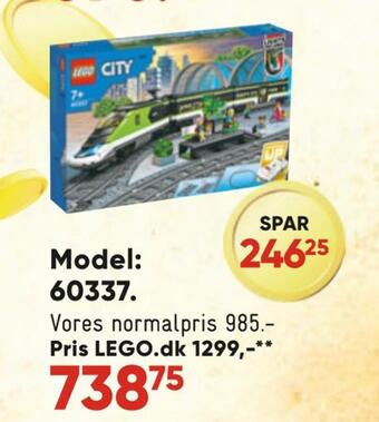 Bilka Spar 25% på lego æsker tilbud
