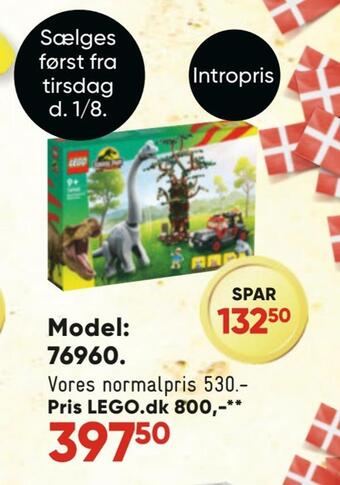 Bilka Spar 25% på lego æsker tilbud