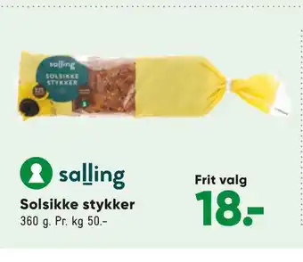 Solsikke stykker