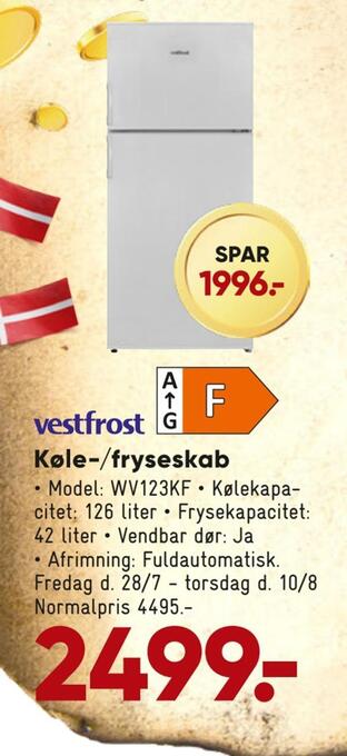 Bilka Køle-/fryseskab tilbud