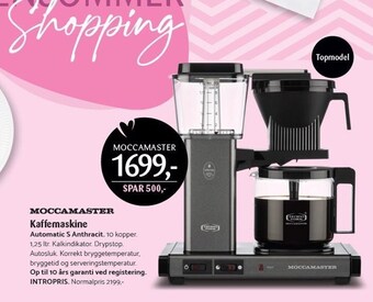 Kop & Kande Moccamaster kaffemaskine tilbud
