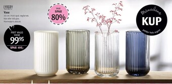 Kop & Kande Lyngby vase tilbud