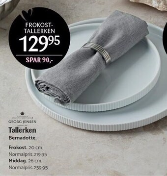 Kop & Kande Georg jensen tallerken tilbud