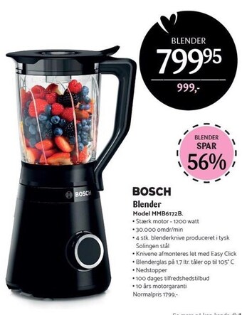 Kop & Kande Bosch blender tilbud