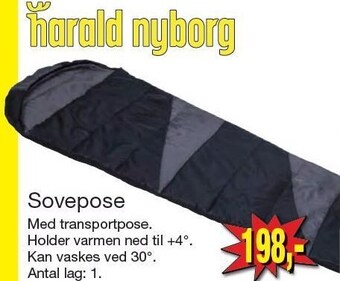 Harald Nyborg Sovepose tilbud